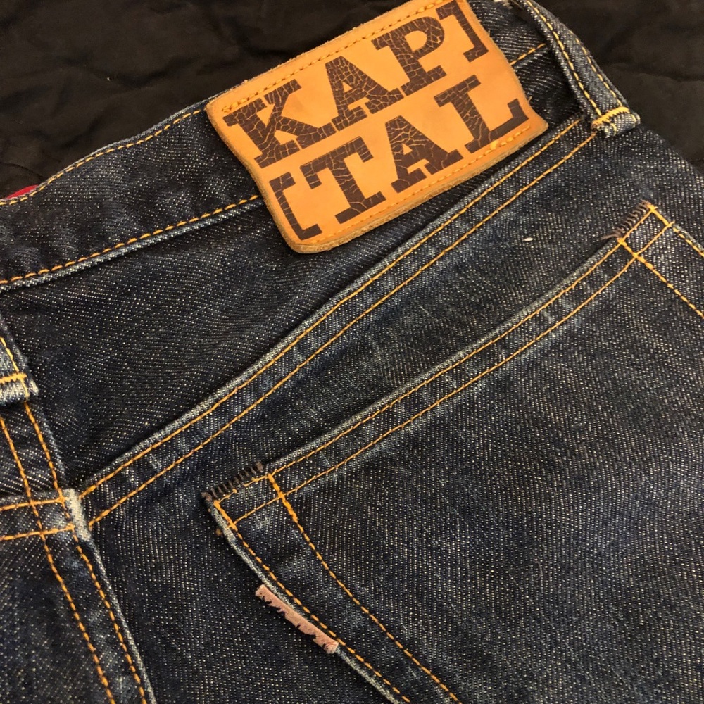Kapital Denim Dark Wash Made in Japan Straight Men’s Size 30 Waist Runs Smaller